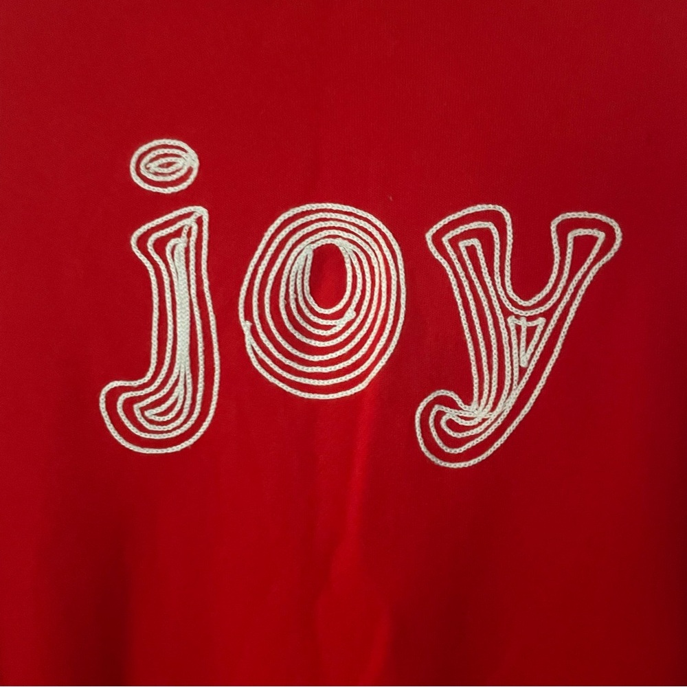3 for 25! Joy Red‎ Women's Oversized Sweatershirt - Picture 3 of 5